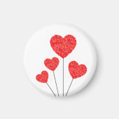 Aimant Conception d'illustration de ballons en forme de c (Devant)