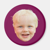 Aimant Conception d'image de logo de photo personnalisée  (Devant)