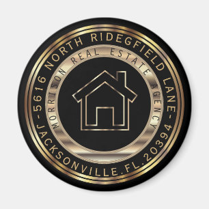 Aimant Conception du convertisseur or et métal noir