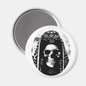 Aimant Conception du crâne de faucheuse (Recto/Verso)