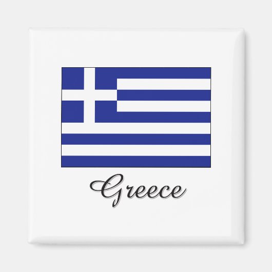 Aimant Conception du drapeau grec (Devant)