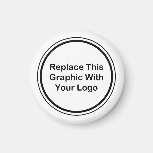 Aimant Conception du logo de l'entreprise (Devant)