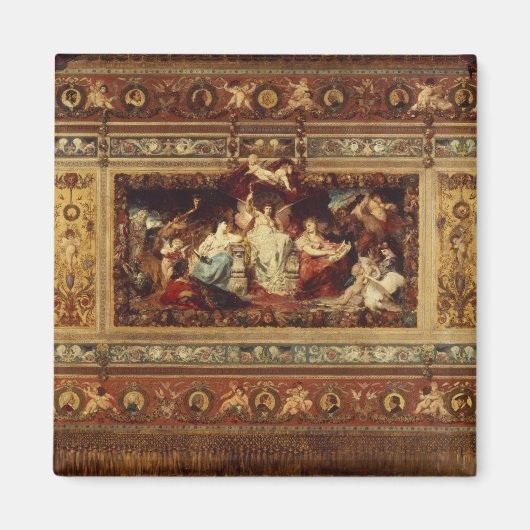 Aimant Conception du rideau de l'opéra de Dresde (Devant)