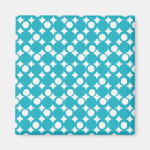 Aimant Conception d'une boule mod turquoise @ Emporio Mof (Devant)