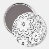 Aimant Conception Florale 11 (Recto/Verso)