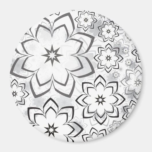 Aimant Conception Florale 11 (Devant)