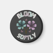 Aimant Conception florale de printemps Bloom Softly Paste (Devant)