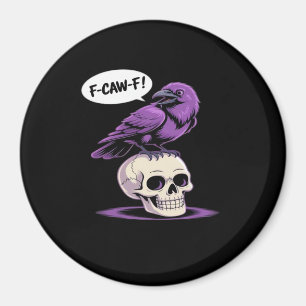 Aimant Conception graphique d'humour d'Halloween crâne de