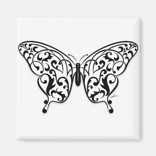 Aimant Conception Papillon (Devant)