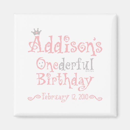 Aimant Conception personnalisée - Addison (Devant)