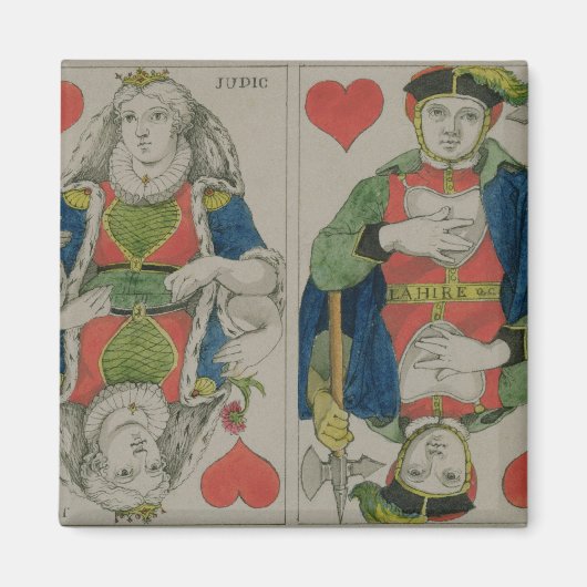 Aimant Conception pour jouer aux cartes, c.1810 (Devant)