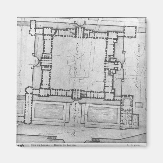 Aimant Conception pour les bâtiments orientaux du Louvre (Devant)