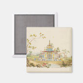 Aimant Conception pour un temple chinois, vers 1810 (styl (Recto/Verso)