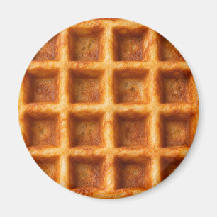 Aimant Conception réaliste de nourriture de gaufre grillé