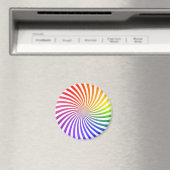 Aimant Conception spirale colorée : (In Situ (Lave-vaisselle))