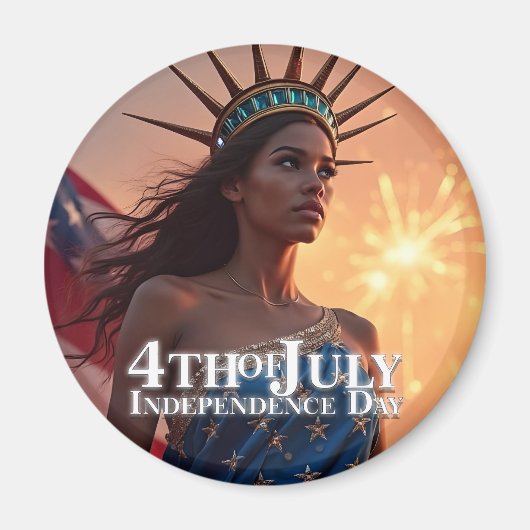 Aimant Conception splendide du 4 juillet - Feux d'artific (Devant)