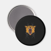 Aimant conception tribale de cougar (Recto/Verso)