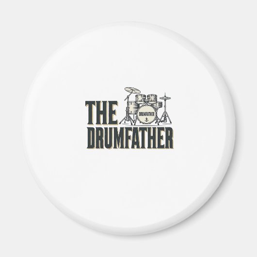 Aimant Conception vectorielle de citation de batteur Drum (Devant)