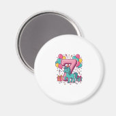 Aimant Conception vectorielle de poney mignon pour la fêt (Recto/Verso)