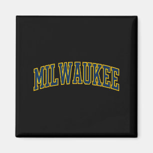 Aimant Conception Vintage Milwaukee Hommes Femmes Enfants