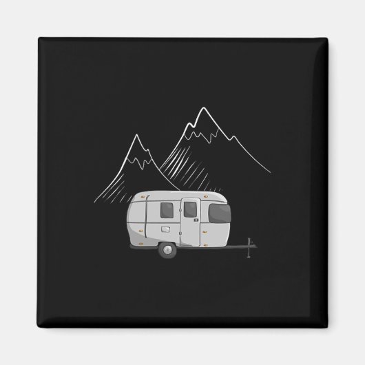 Aimant Conceptions Cascadiennes Femmes Camping Caravane A (Devant)