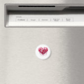 Aimant Conceptions de cœur de la Saint-Valentin Peinture (In Situ (Lave-vaisselle))