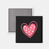 Aimant Conceptions de la Saint-Valentin1 (Recto/Verso)