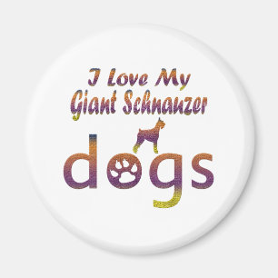 Aimant Conceptions de Schnauzer géant