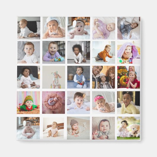 Aimant Concevez votre propre collection de photos 25 (Devant)