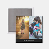 Aimant Concevez votre propre collection photo 2 (Recto/Verso)