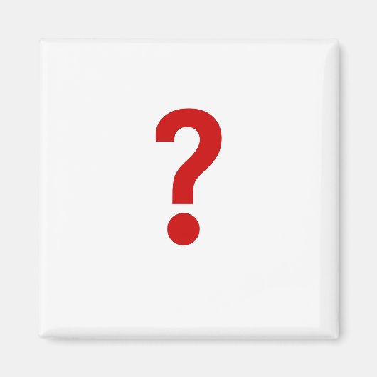 Aimant Concevez votre propre conception personnalisée (Devant)