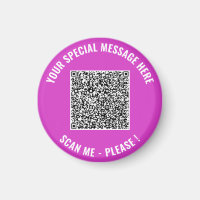 Concevez votre propre exemple d'aimant de code QR