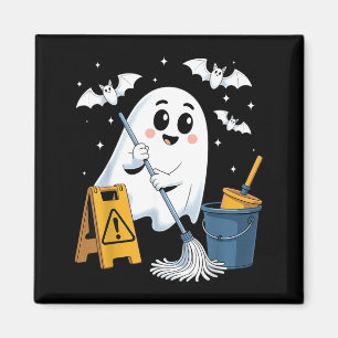 Aimant Concierge fantôme drôle d'école Halloween