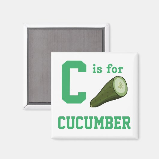 Aimant Concombre (Recto/Verso)