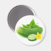 Aimant Concombre frais (Recto/Verso)