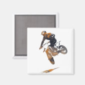 Aimant Concours de moto Sport Challenge Silhouette (Recto/Verso)