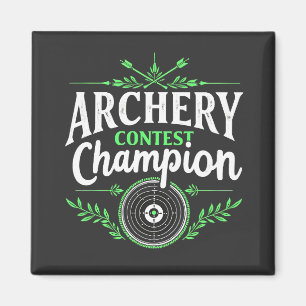 Aimant Concours de tir à l'arc Champion Compétition Bow a