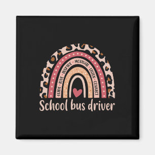 Aimant Conducteur De Bus Scolaire 100E Jour De Conducteur