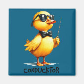 Aimant Conductor, Funny Duck Quote (Devant)
