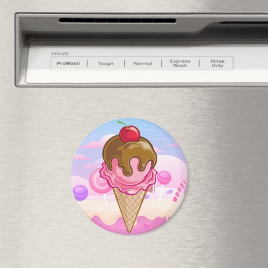 Aimant cône crème glacée (In Situ (Lave-vaisselle))