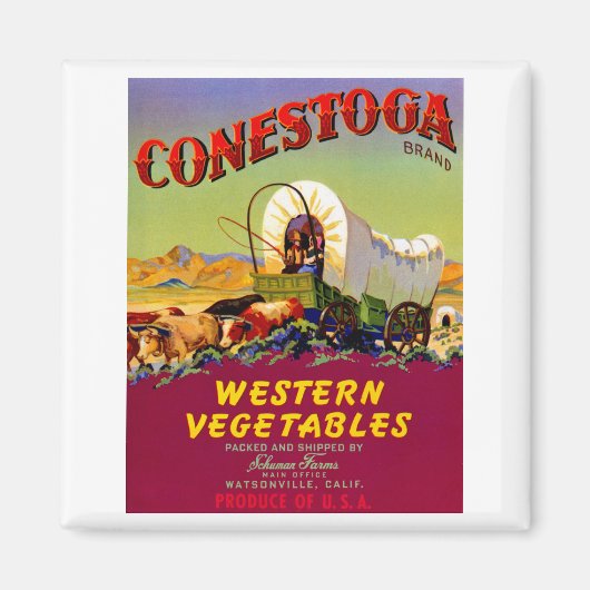 Aimant Conestoga Western Vegetables (Devant)