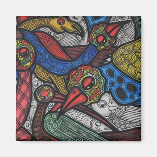 Aimant Conférence sur les oiseaux (Devant)