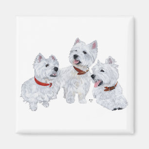 Aimant Conférence Westie