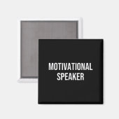 Aimant Conférencier motivant (Recto/Verso)