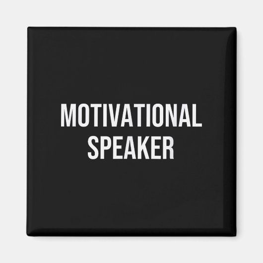 Aimant Conférencier motivant (Devant)