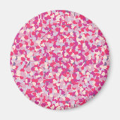 Aimant Confetti Coeur multicolore2 (Devant)