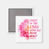 Aimant Confiance dans le Seigneur avec toute ta foi de co (Recto/Verso)