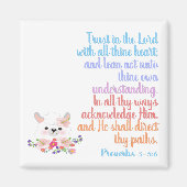 Aimant Confiance dans le Seigneur Bible Verse (Devant)