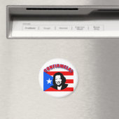 Aimant CONFIRMELA Con Bandera de Porto Rico (In Situ (Lave-vaisselle))