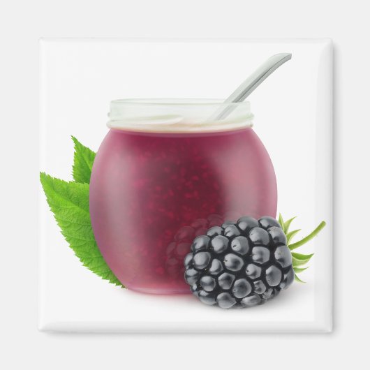 Aimant Confiture Blackberry (Devant)